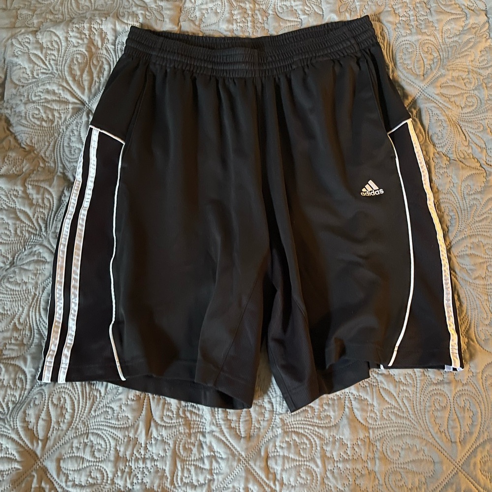Men’s Size Medium Black Adidas Athletic Shorts